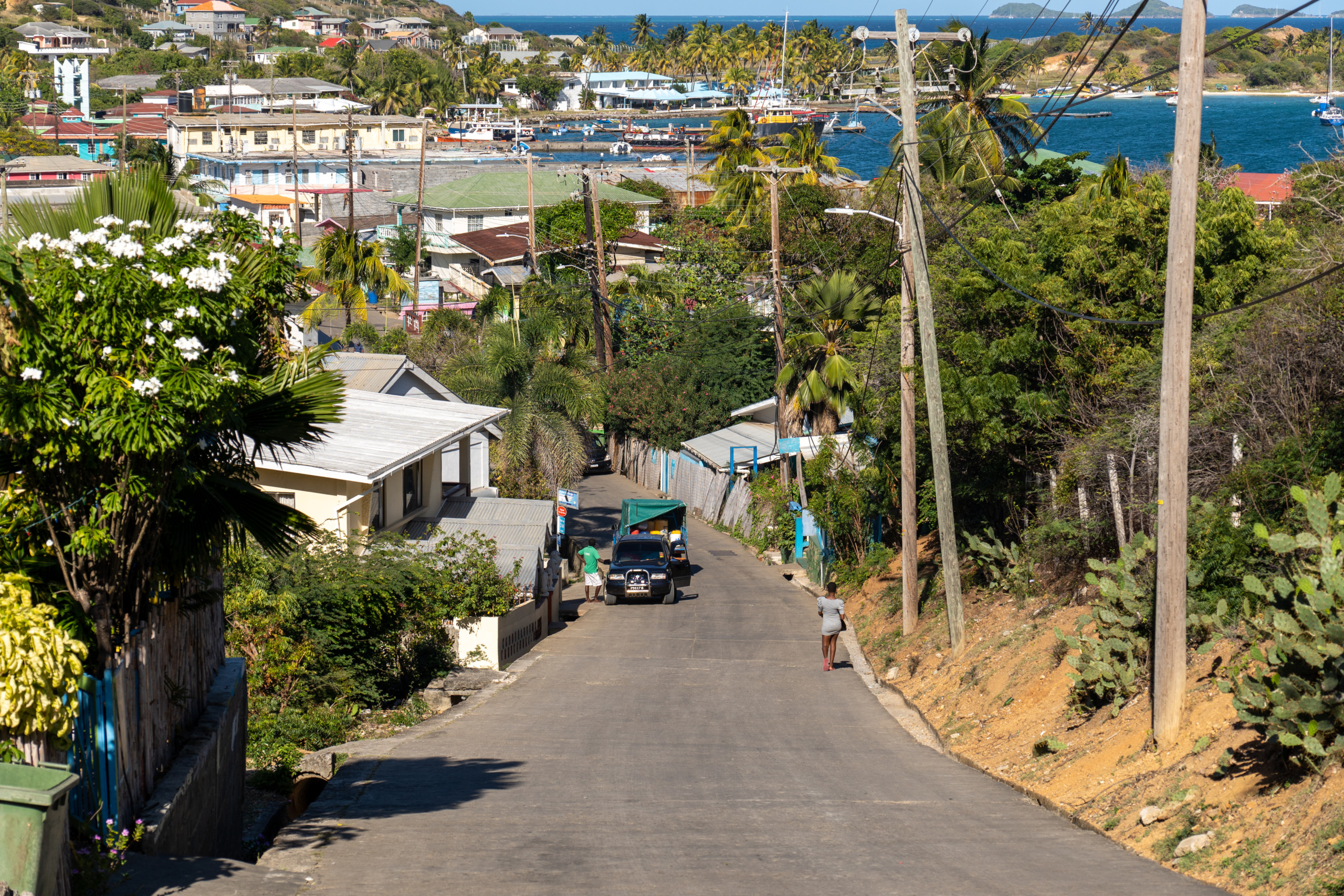 Sail and Chill - Segelreise in die Karibik, Horizont über St. Vincent und die Grenadinen