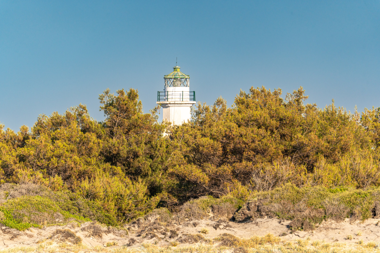 Leuchtturm am Possidi Cape an der Südspitze von Kassandra