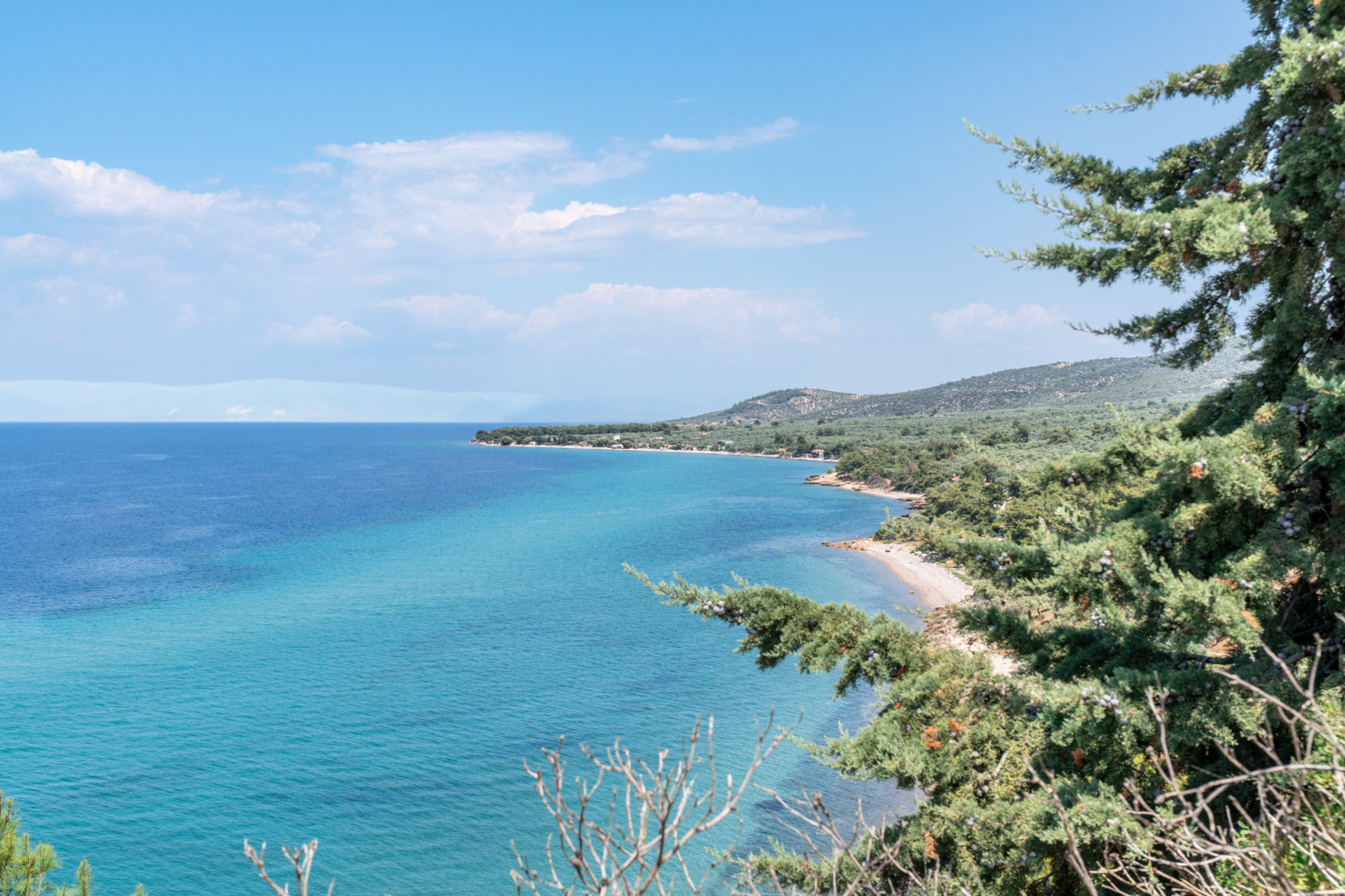 Die Küste von Thassos